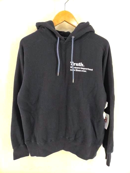 Sacai(サカイ) 18AW The New York Times Truth Hoodie 両面プリン 中古 古着 0732_画像1