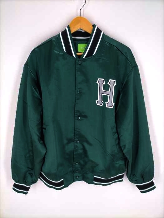 HUF(ハフ) 22AW CRACKERJACK SATIN BASEBALL JACKET メンズ JP 中古 古着 0530_画像1