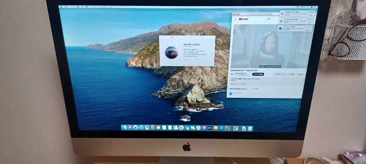 Apple iMac　A1419 クアッドコアCore i5/32GB/ HDD 1TB 27inch Lata 2013　NVIDIA GeForce GT 755M 1GB mos Catalina