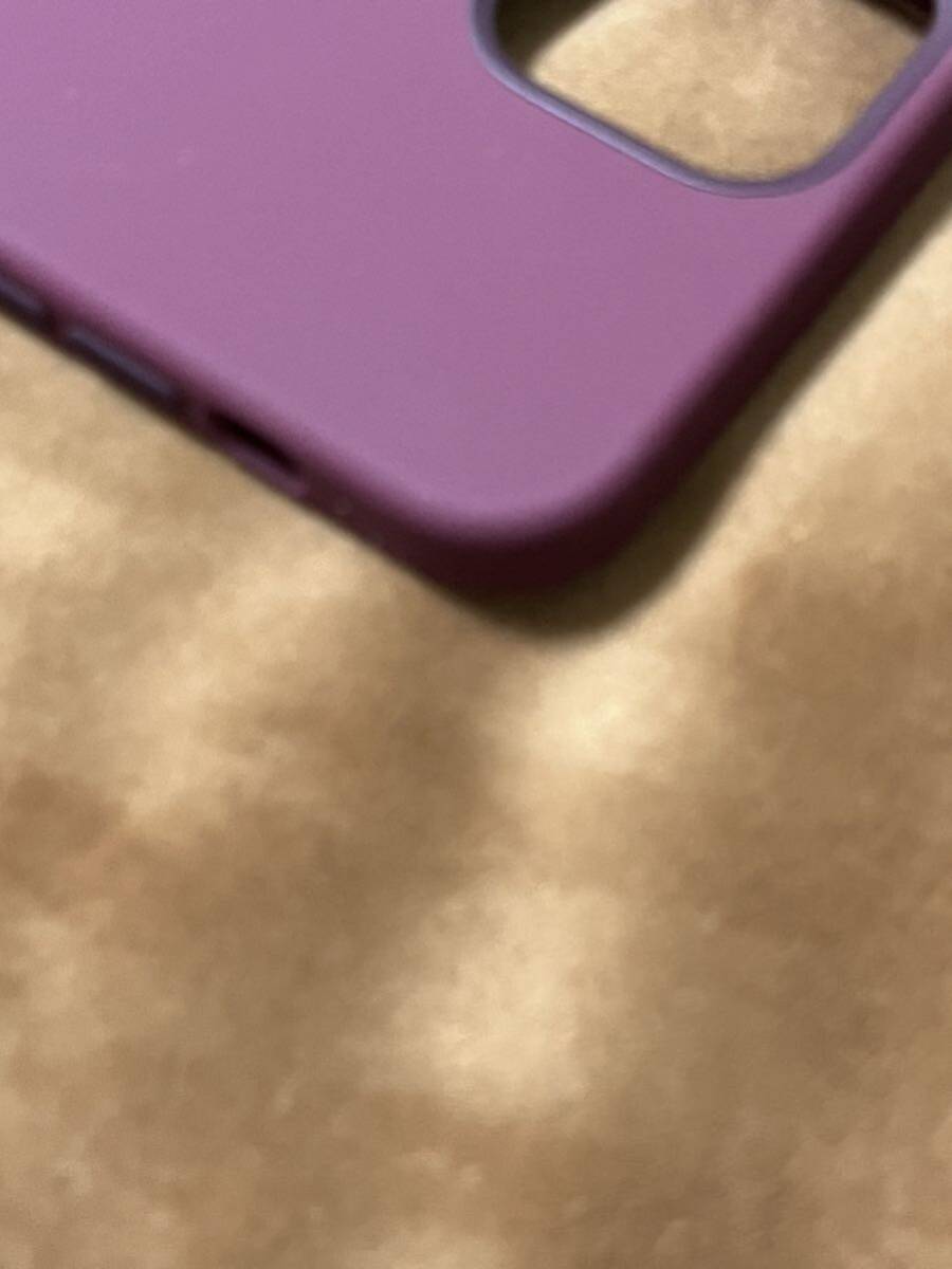 [ beautiful goods ] original iPhone 12 / 12 Pro silicon case * plum 