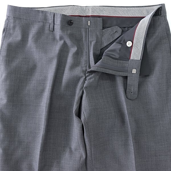 新品 スーツカンパニー イタリア REDA ACTIVE サマー スラックス 3L 灰 【P23890】 春夏 メンズ blazer's bank.com メリノ ウール パンツの画像4