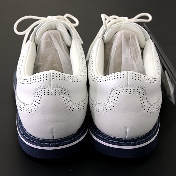 新品 4.1万 ジーフォア PERF BROGUE GALLIVANTER スパイクレス ゴルフ シューズ 26.5cm 白 【S21791】 G/FORE メンズ ガリバンター 防水の画像4