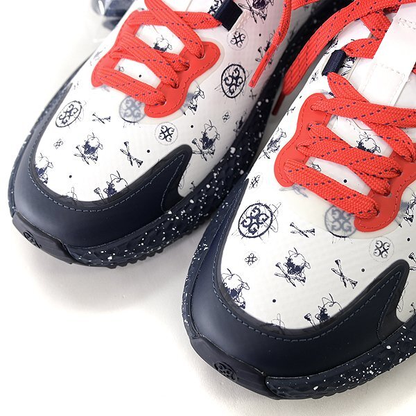  new goods 3.9 ten thousand ji-foaMG4X2 GOLF CROSS TRAINER TWILIGHT shoes 26.5cm white black ash [S21706] men's G/FORE Golf Skull sneakers 