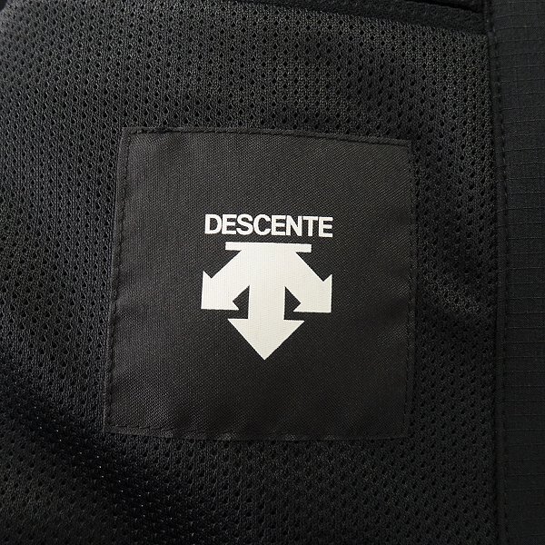 訳有 DESCENTE デサント COOLMAX リップストップ セットアップ スーツ A6(L) 黒 【J54561】 高機能 春夏 メンズ ストレッチの画像9