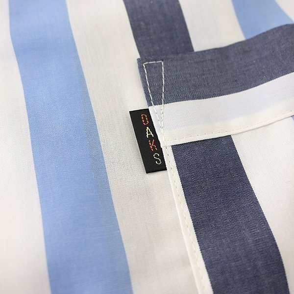  new goods Dux made in Japan spring summer cotton stripe setup pyjamas L blue navy blue white [J59850] men's DAKS LONDON shirt pants 