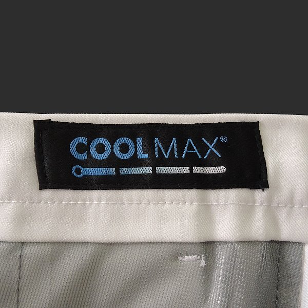 新品 スーツカンパニー COOLMAX ストレッチ ノンアイロン スラックス M 白 【P25620】 春夏 メンズ 洗濯可 チノパン パンツ サマーの画像9
