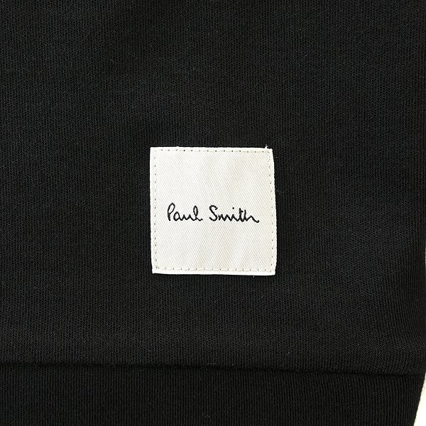 新品 ポールスミス アーティスト ストライプ ショルダー 長袖 Tシャツ M 黒 【I59035】 メンズ Paul Smith LOUNGEWEAR ロンT カットソーの画像8