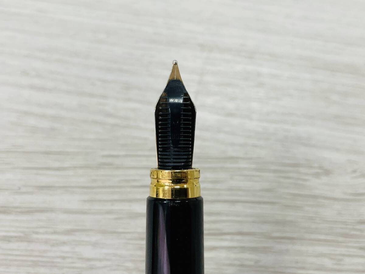 【希少/付属品】綺麗品 Waterman IDEAL ウォーターマン 万年筆 18K 750 刻印有 格子柄 フランス製 筆記用具 文房具の画像10