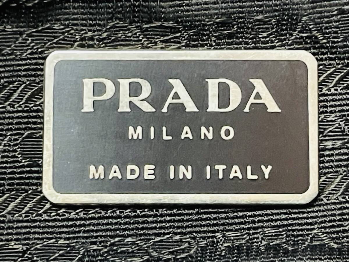 【正規品】 PRADA プラダ ハンドバッグ ワンショルダーバッグ ブラウン 茶色の画像10