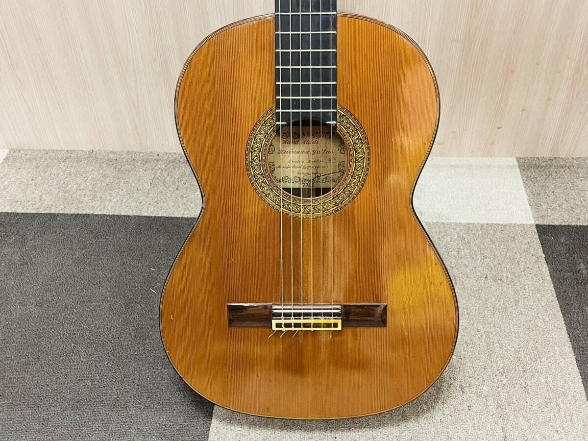 【綺麗品】 黒澤 黒沢澄雄 Hand Made Kurosawa Guitar No.4 ハードケース付 クロサワギター 楽器 クラシックギター アコースティックギターの画像5