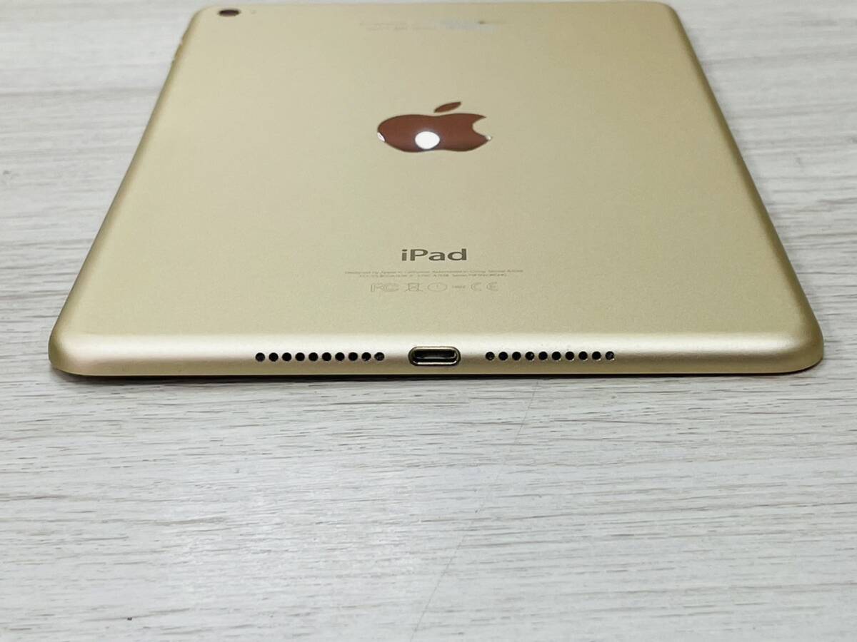 【綺麗品】 ≪正規品≫ iPad mini 4 128GB モデル番号:MK9Q2J/A アイパッド Apple製品 アップル製品 ゴールド Wifiの画像3