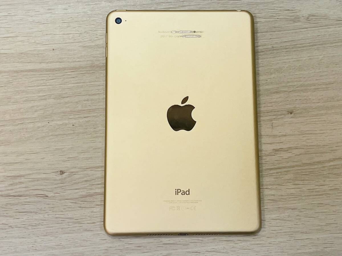 【綺麗品】 ≪正規品≫ iPad mini 4 128GB モデル番号:MK9Q2J/A アイパッド Apple製品 アップル製品 ゴールド Wifiの画像2