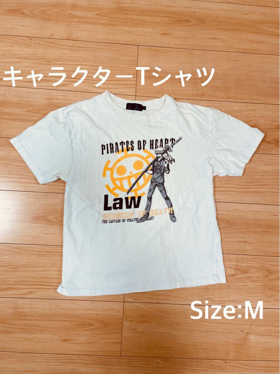 ※5/7発送※Tシャツ 半袖 キャラクター ワンピース トラファルガーロー プリント ONE PIECE 