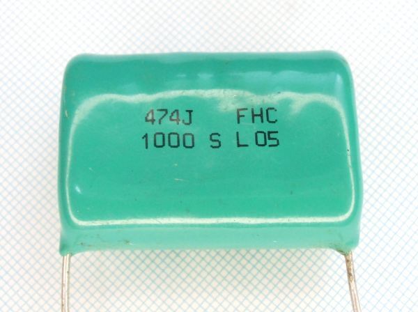 [2個] 神栄 1000V 0.47uF ±5% FHC180 MPPフィルムコンデンサ　◆アウトレット品_画像2