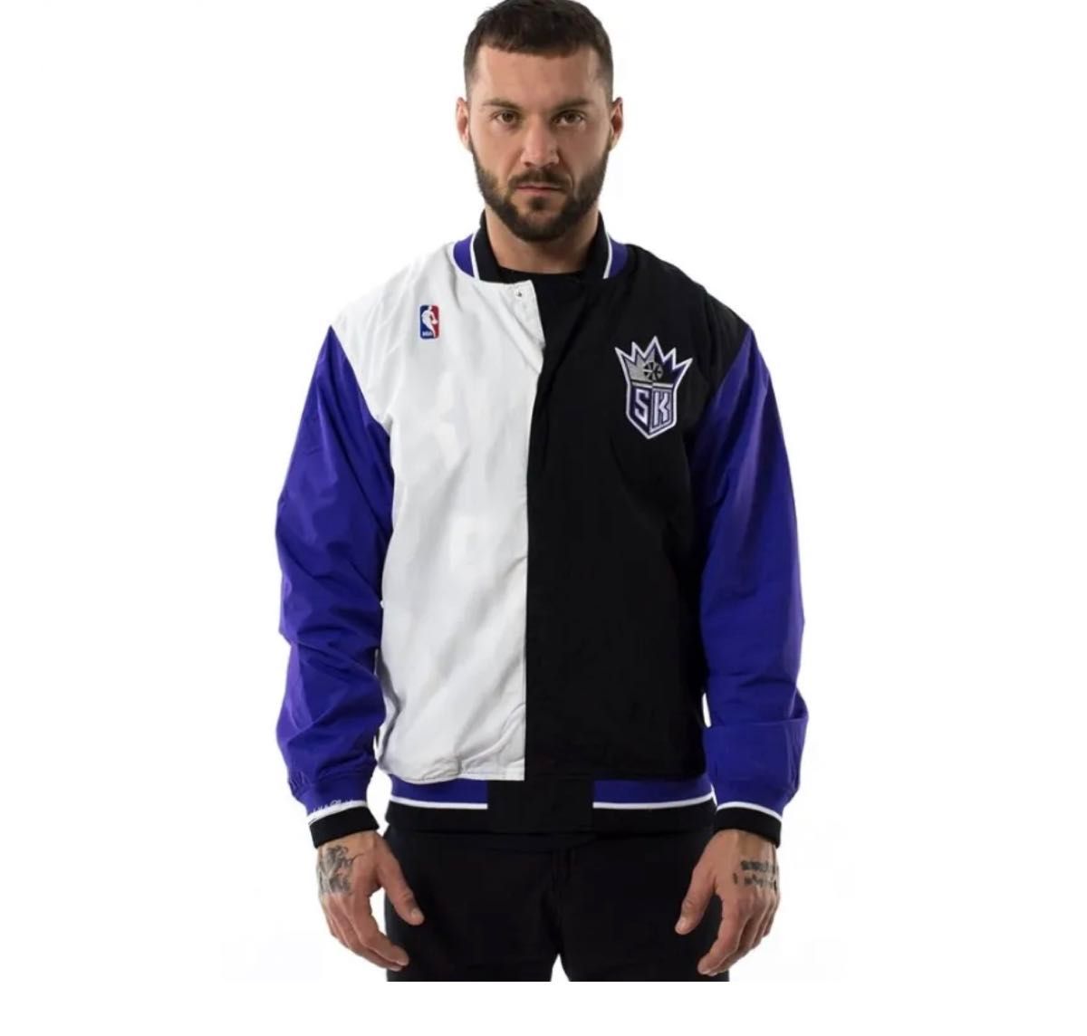 Spud Webb着用　サクラメントキングス　ジャージ　スタジャン　kings NBA US S