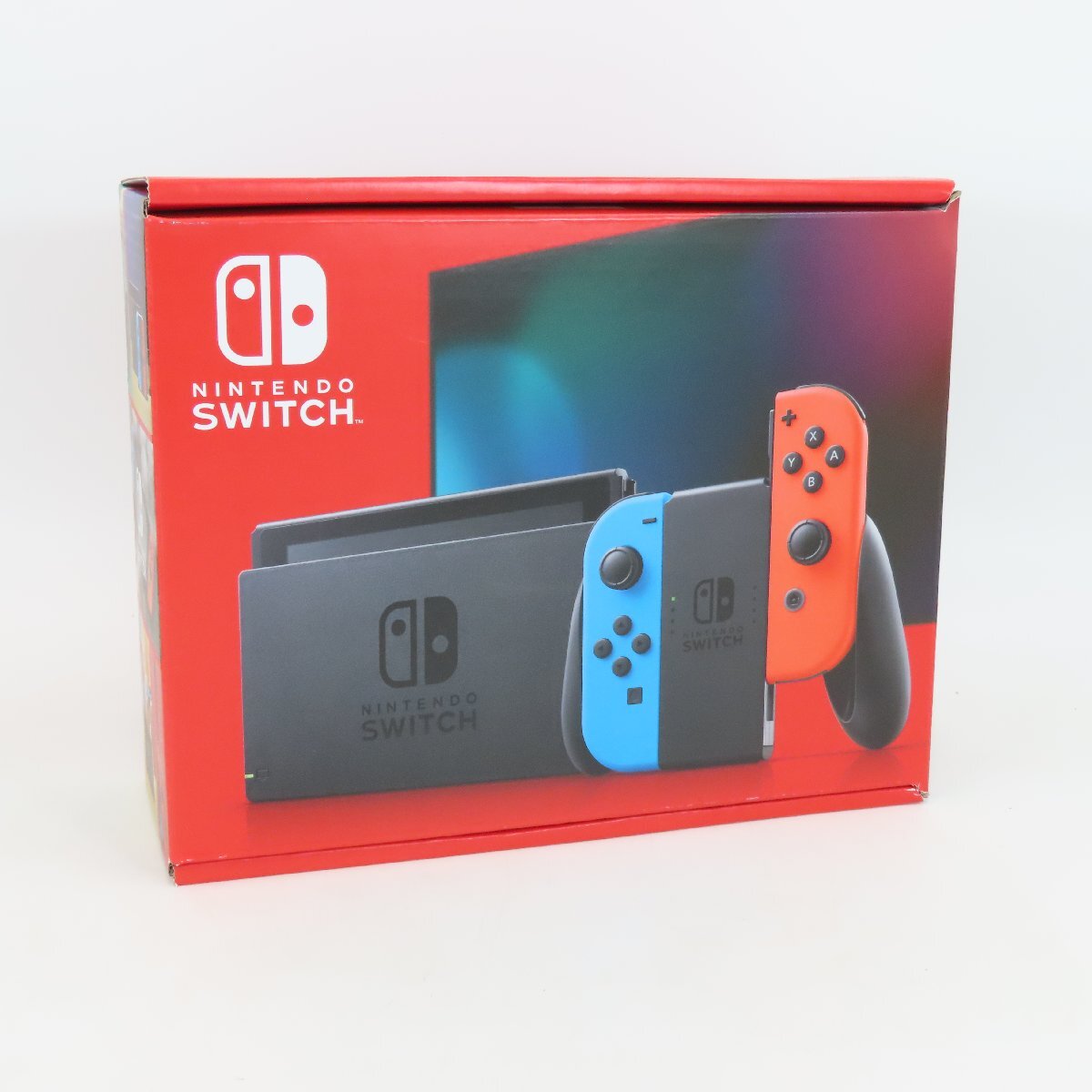 7518-80 Nintendo Switch 未使用品 新型 任天堂 ニンテンドースイッチ 本体 ネオンブルー ネオンレッド Switch本体 HAC-001_画像1