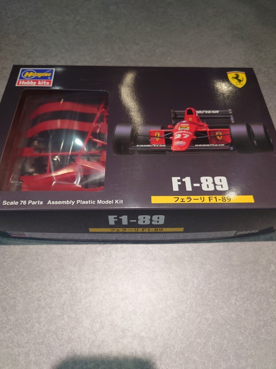 ハセガワ 1/24 フェラーリ F189 F190 ジョーダンレーシング レイナード 89Ｄ 別売りデカール付き 未組立   プロター レベル ロッソの画像2