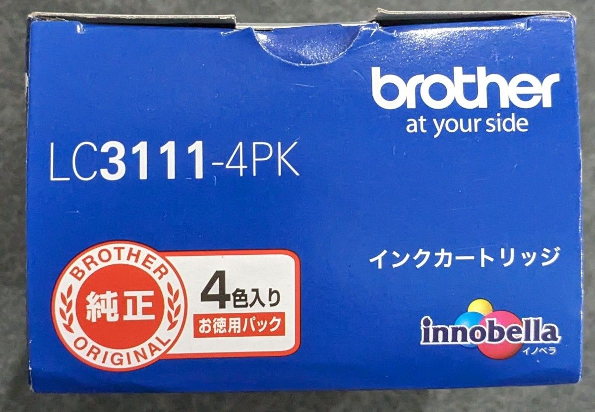 新品未使用 ブラザー工業 brother 純正 インクカートリッジ LC3111-4PK（お徳用4色パック)