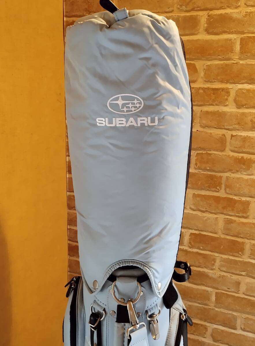 実使用無しの美品 スバル SUBARU キャディバッグ 8 5型 サックス 実使用無しの美品 スバル SUBARU キャディバッグ 8 5型 サックス