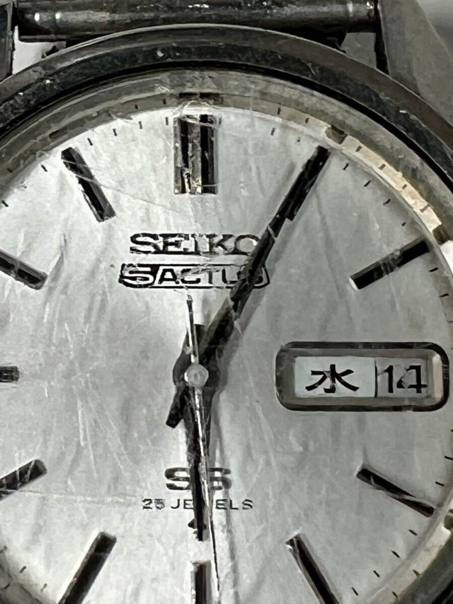 ◆セイコー 5 アクタス 6106-7740 SEIKO 5 ACTUS SS 25石 自動巻 AUTOMATIC 稼働品◆の画像2