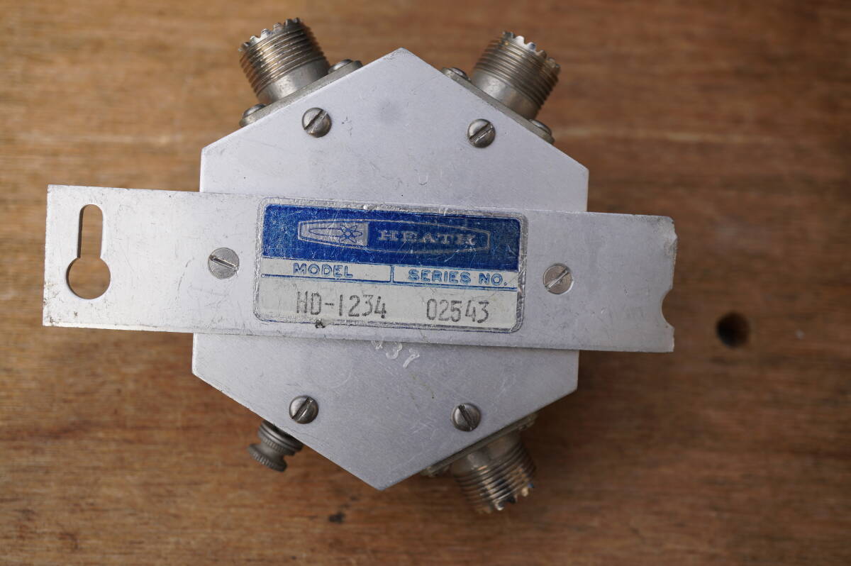 ヒースキット　H－１２３４　４回路同軸（アンテナ）切替器　中古品