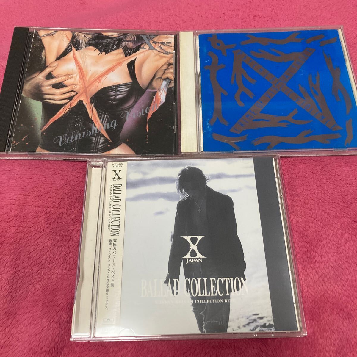 X JAPAN CDvanising Vision * BlueBlood * Ballade коллекция 3 шт. комплект 