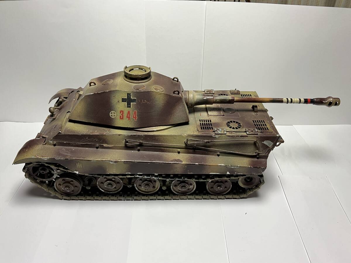 Yahoo!オークション - 三共 1/10 1/12 戦車 キングタイガー Yahoo!オークション - 三共 1/10 1/12 戦車 キングタイガー