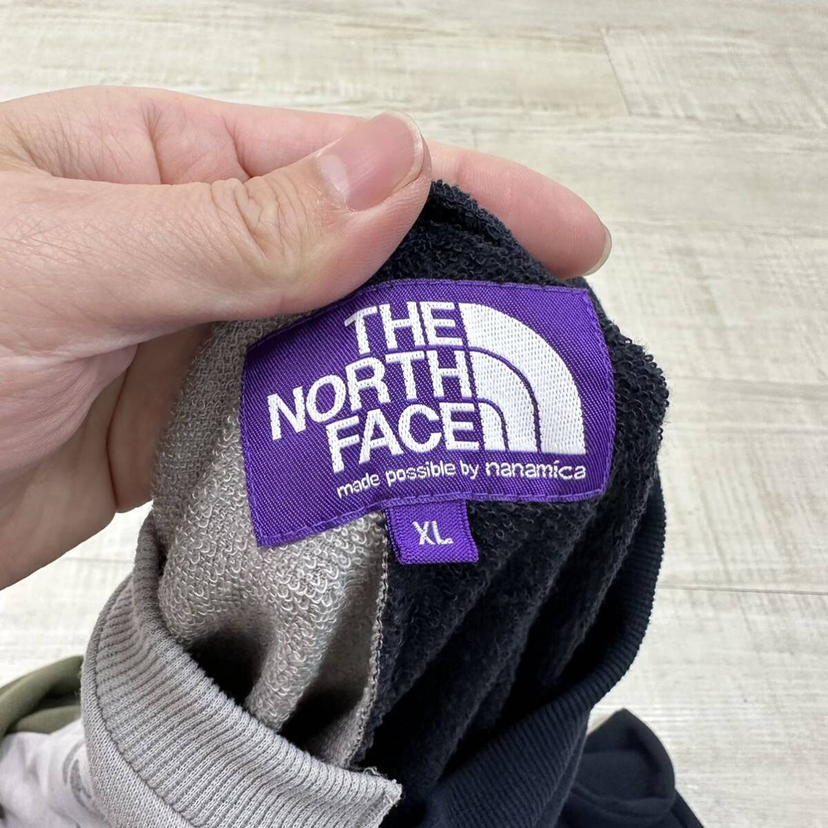 名作 THE NORTH FACE PURPLE LABEL ノースフェイス パープル レーベル Asymmetry Logo Tee アシンメトリー ロゴ Tシャツ NT3916N サイズ XLの画像8