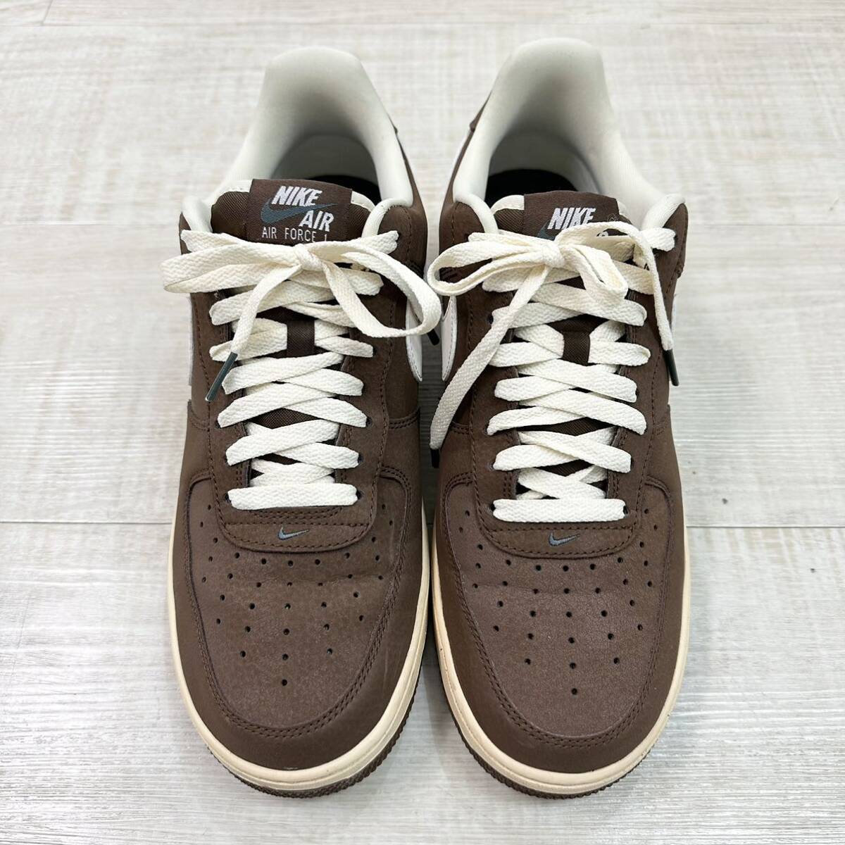 23aw 2023 NIKE AIR FORCE 1 '07 ナイキ エア フォース FZ3592-259 CACAO WOW カカオ ワオ サイズ 27.5cm_画像3