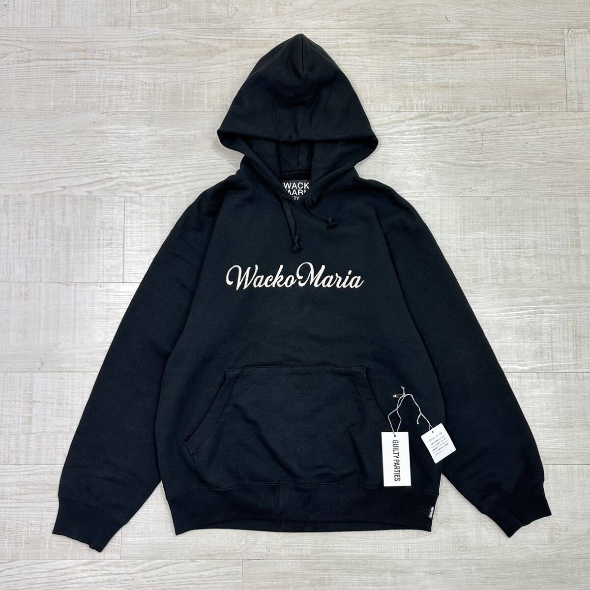 23aw 2023 WACKO MARIA Wacko Maria HEAVY WEIGHT PULL OVER HOODED SWEAT SHIRT 23FW-WMC-SS01 Logo embroidery f- dead Parker size L