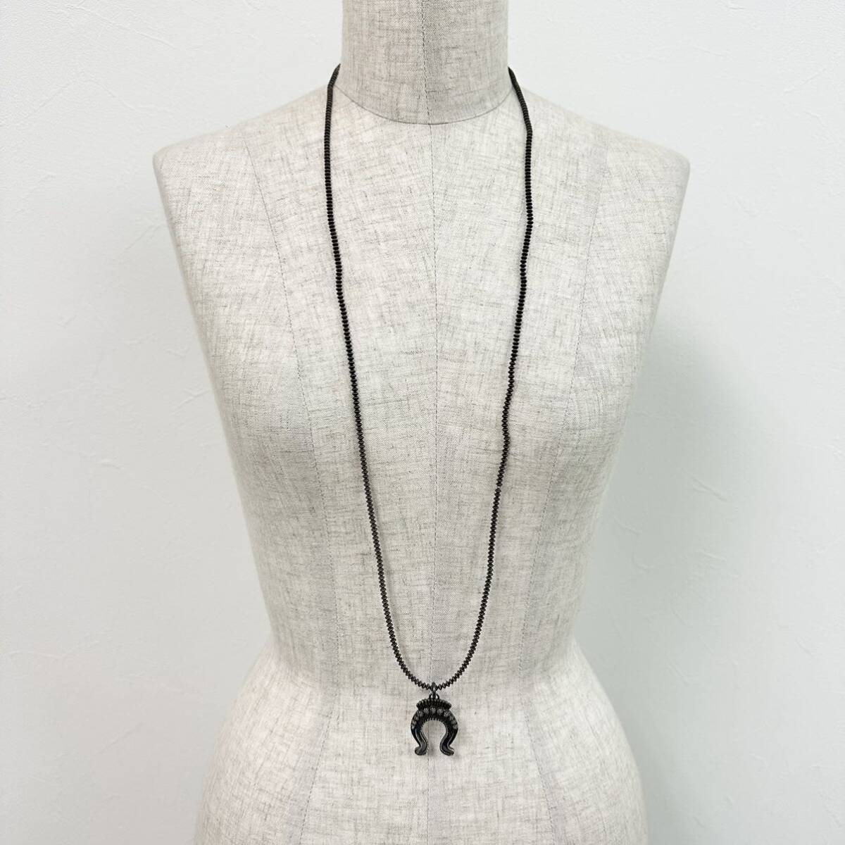 FANTASTIC MAN ファンタスティックマン ROPE NAJA BEADS NECKLACE ロペ ナジャ ビーズ ネックレス ホースシュー サイズ 内周り 94cm 位_画像1