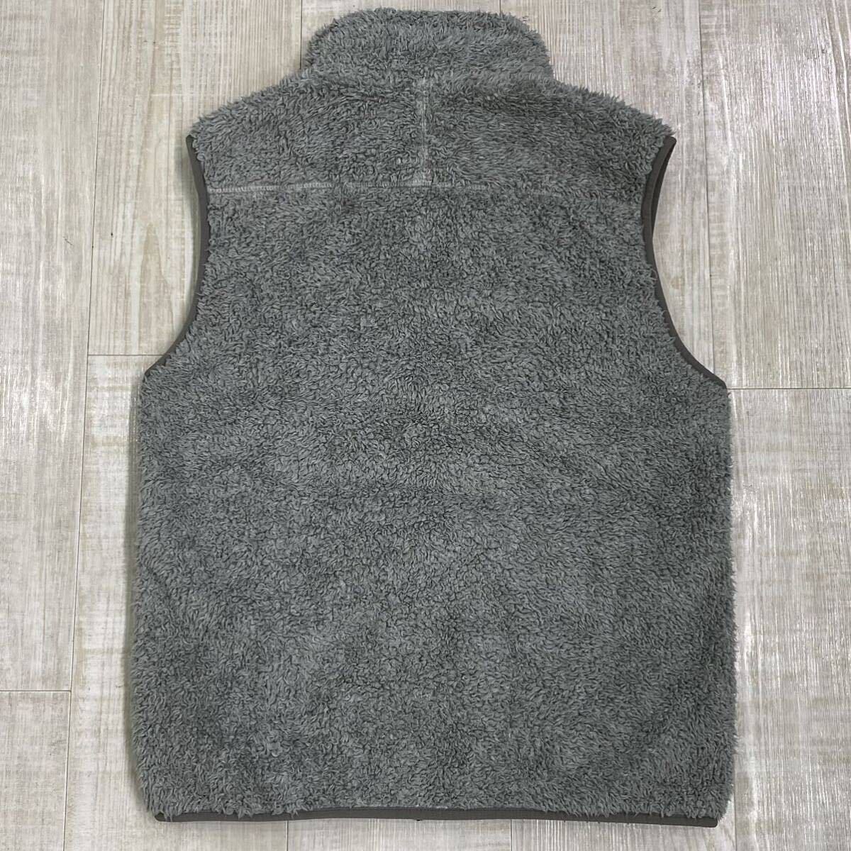 CHUMS Bonding Fleece Vest チャムス ボンディング ボア フリース バイカラー ベスト CH04-1182 グレー 系 Size S_画像2