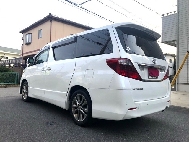 売切★車検ロングR7年9月/走行113100km★記録簿10枚★H22年式アルファード240Sプライムセレ2★人気のパール/左右パワスラ/パワーバックドアの画像3