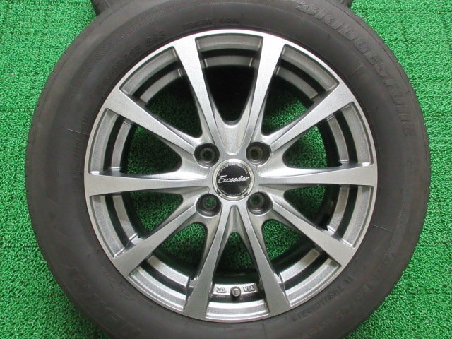 Z083【送料無料 SALE品】175/65R15 超溝高 ブリヂストン 夏タイヤ NEXTRY 2021年製 ホイールセット 4本 激安 フィット インサイト ヴィッツの画像6