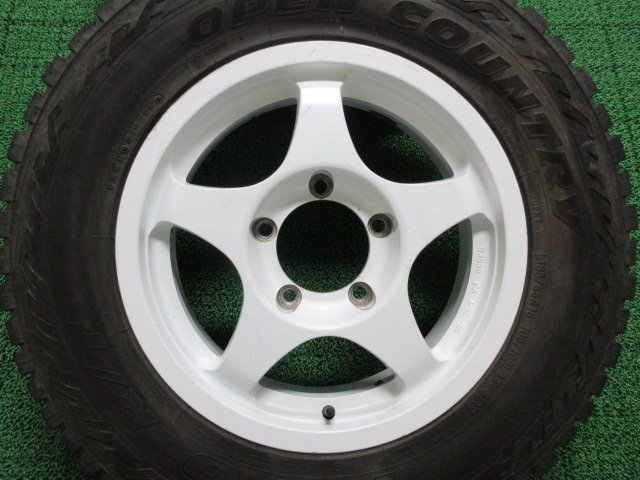 Z101【送料無料 在庫処分】185/85R16 超溝高 トーヨー マッドタイヤ OPEN COUNTRY R/T アルミ ホイールセット 4本 O・Z RACING クロノ 希少の画像5