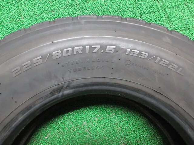 M181【送料無料 SALE品】225/80R17.5 123/122 オールシーズン DECTES SP680 2021年製 6本 激安 中型 4トン トラック キャンター エルフ 等の画像10