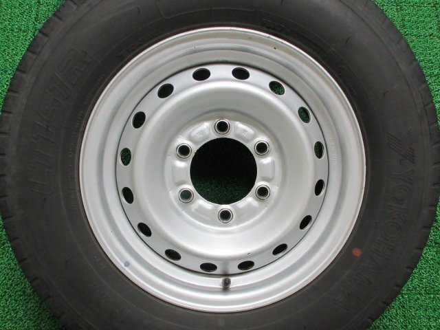 M207【送料無料 SALE品】195/75R15 109/107 12PR ヨコハマ 夏タイヤ LT151R 20年製 ホイールセット 4本 激安 トヨタ ダイナ トヨエース 等の画像6