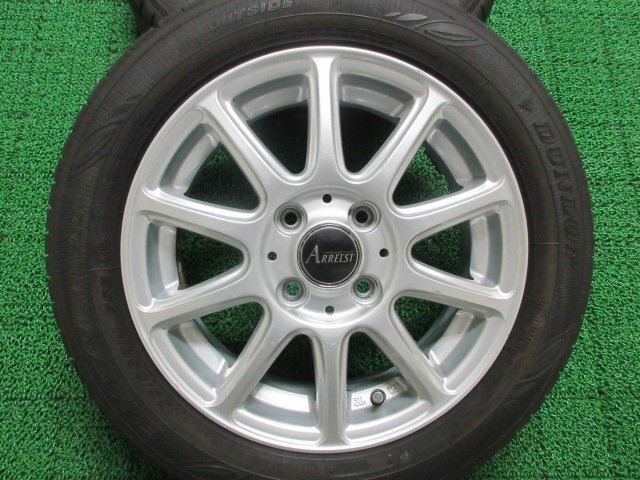 AY707【送料無料 SALE品】155/65R14 超溝高 8~8.5分山 夏タイヤ ENASAVE EC300 + 20年製 ホイールセット 4本 激安 N-BOX ワゴンR タント 等_画像7