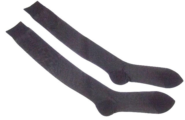 シースルー 光沢 つるつる　靴下　ソックス ナイロン　25㎝ レトロ　ブラック　未使用品　黒 メンズ _画像2
