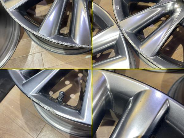 ★【即決】トヨタ 60 ハリアー 純正 18x7.5J+45 プレミアム 中古4本★送料:全国一律4900円(北海道5400円)(沖縄、離島発送不可)個人宅配達OKの画像7