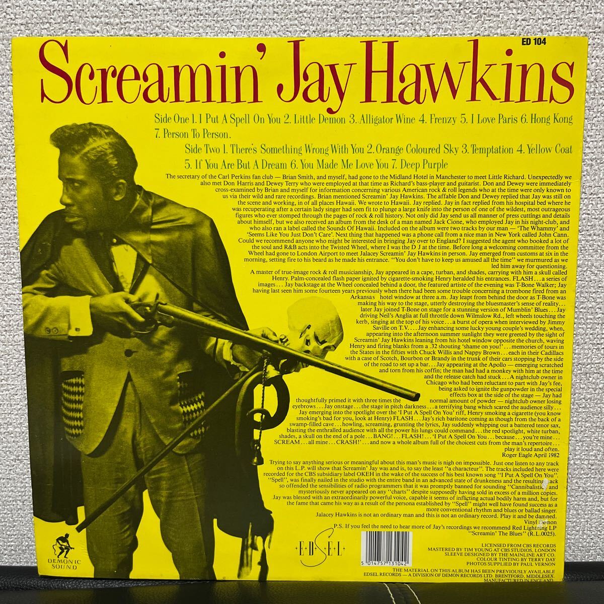Screamin Jay Hawkins / Frenzy cr805gr102404_画像2