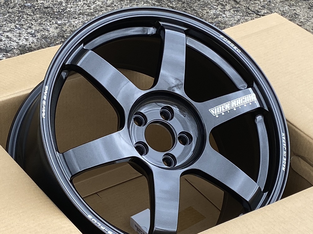 レアサイズ RAYS VOLKRACING TE37SAGA S-plus 18インチ9.0J+47 5H100 GR86 BRZ 新品ホイール4本セットの画像2