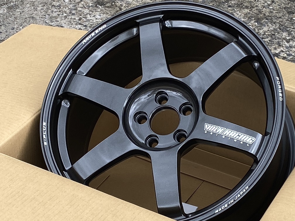 レアサイズ RAYS VOLKRACING TE37SAGA S-plus 18インチ9.0J+47 5H100 GR86 BRZ 新品ホイール4本セットの画像3