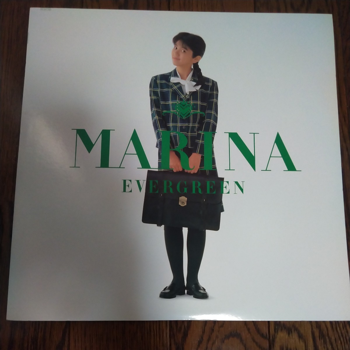 レア LP レコード 渡辺満里奈 MARINA EVERGREEN エバーグリーン おニャン子クラブ アイドルの画像1