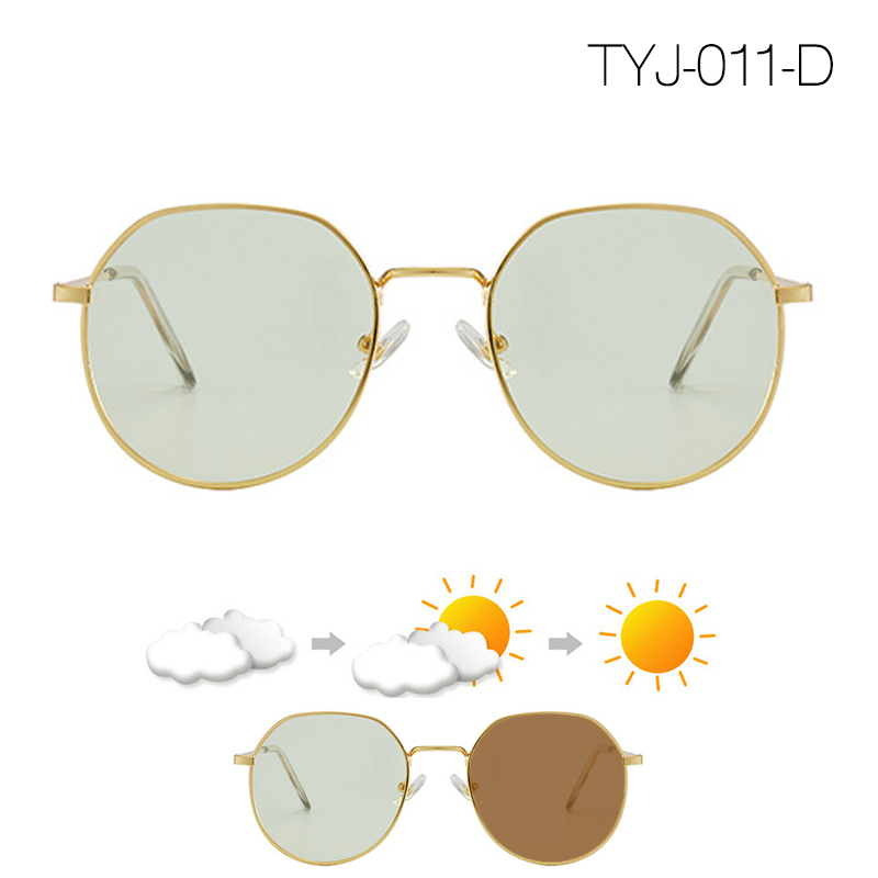  sunglasses TYJ-011-D discoloration style light polarized light UV resistance super light weight NJ01