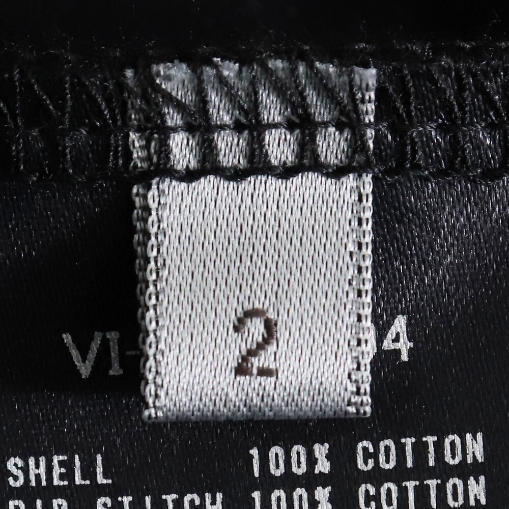 未使用 THE VIRIDI-ANNE Jersey Drawstrings Pants サイズ2 ブラック VI-3606-04 ザヴィリジアン ジャージー ドローストリングス パンツ_画像6