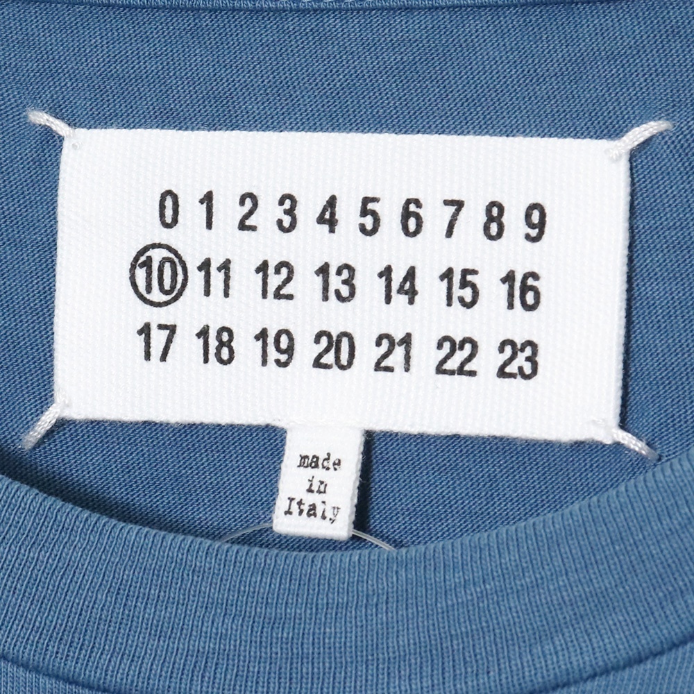 MAISON MARGIELA REPLICA Tシャツ サイズ50 ネイビー S50GC0481 S20079 メゾンマルジェラ レプリカ 半袖カットソーの画像3
