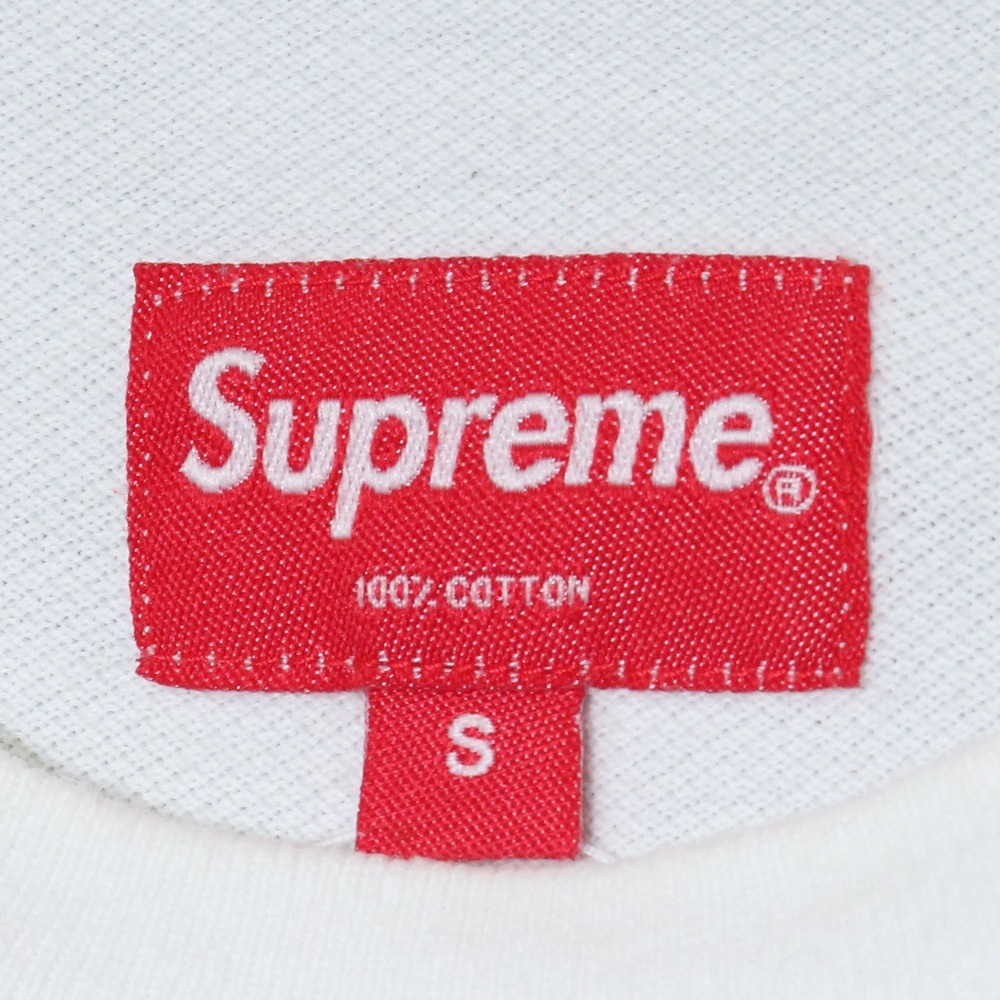 SUPREME Small Box Logo Tee Sサイズ ホワイト シュプリーム スモールボックスロゴTシャツ 半袖カットソー whiteの画像5