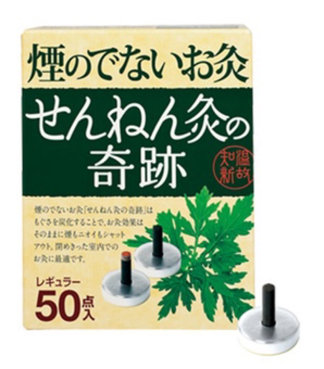 煙の出ないお灸 せんねん灸 奇跡 レギュラー 50個