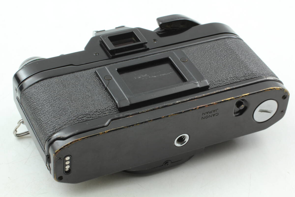 【現状品】Canon AE-1 PROGRAM ボディCANON LENS FD 50mm 1:1.8 S.C 一眼レフ フィルムカメラ 動作確認済 シャッター、露出計OK の画像8